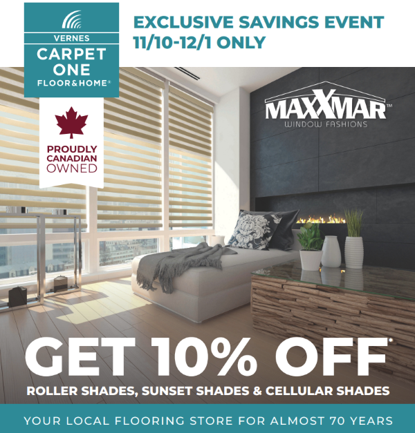 Window Fashions Sale at Vernes Carpet One