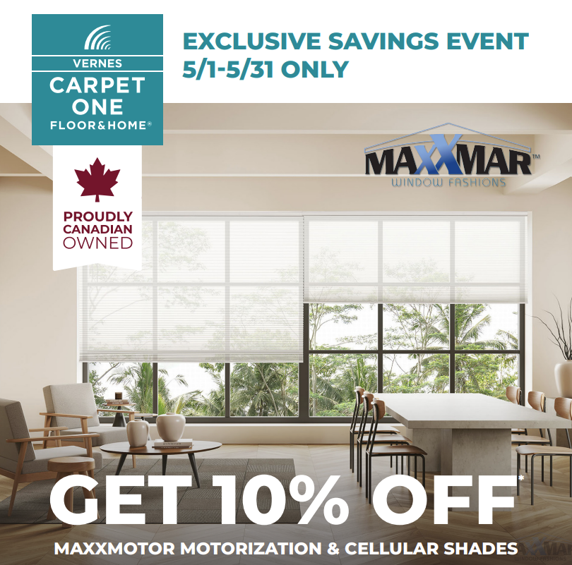 Window Fashions Sale at Vernes Carpet One